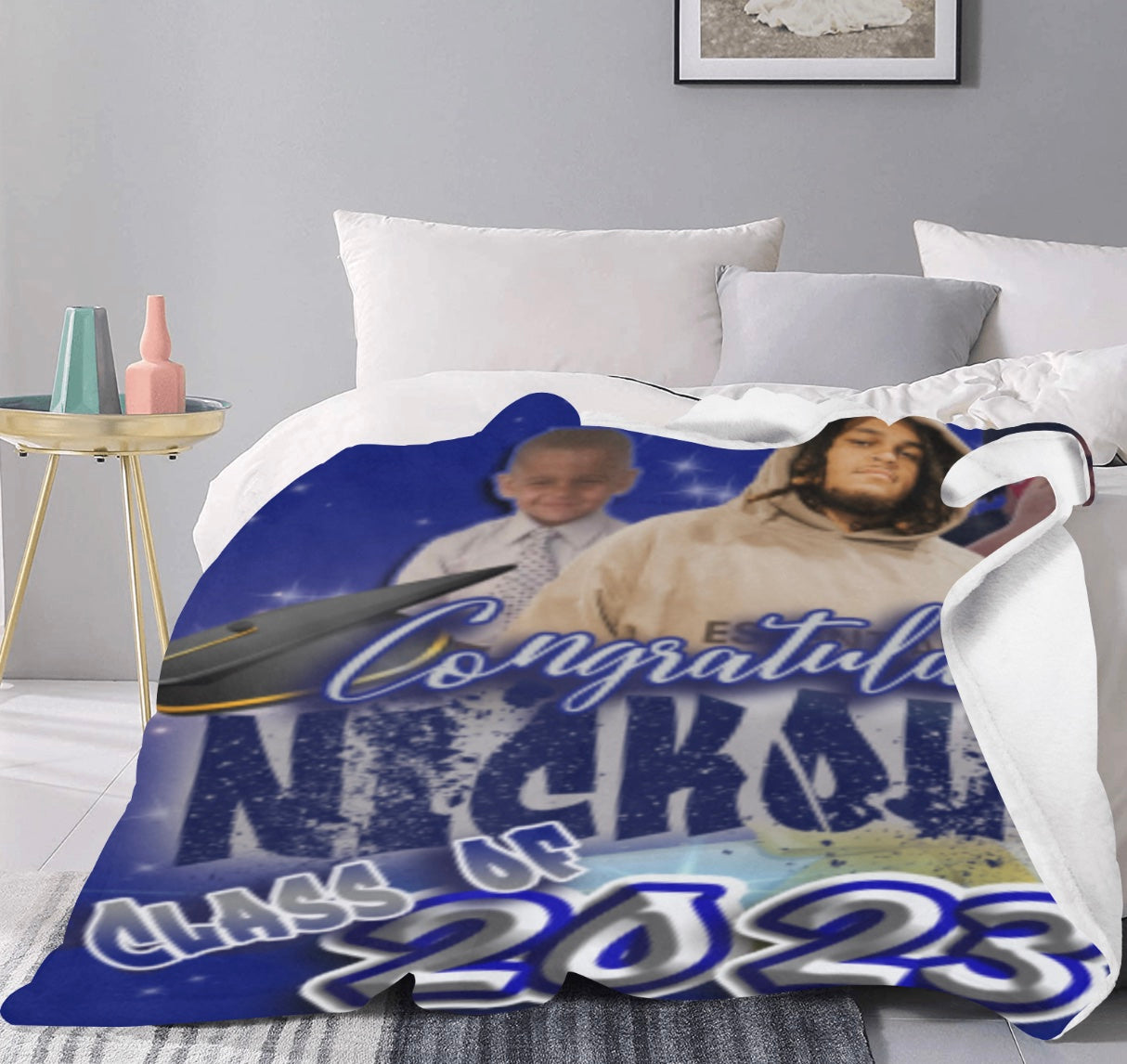 Custom Ultra-Soft Micro Fleece Blanket