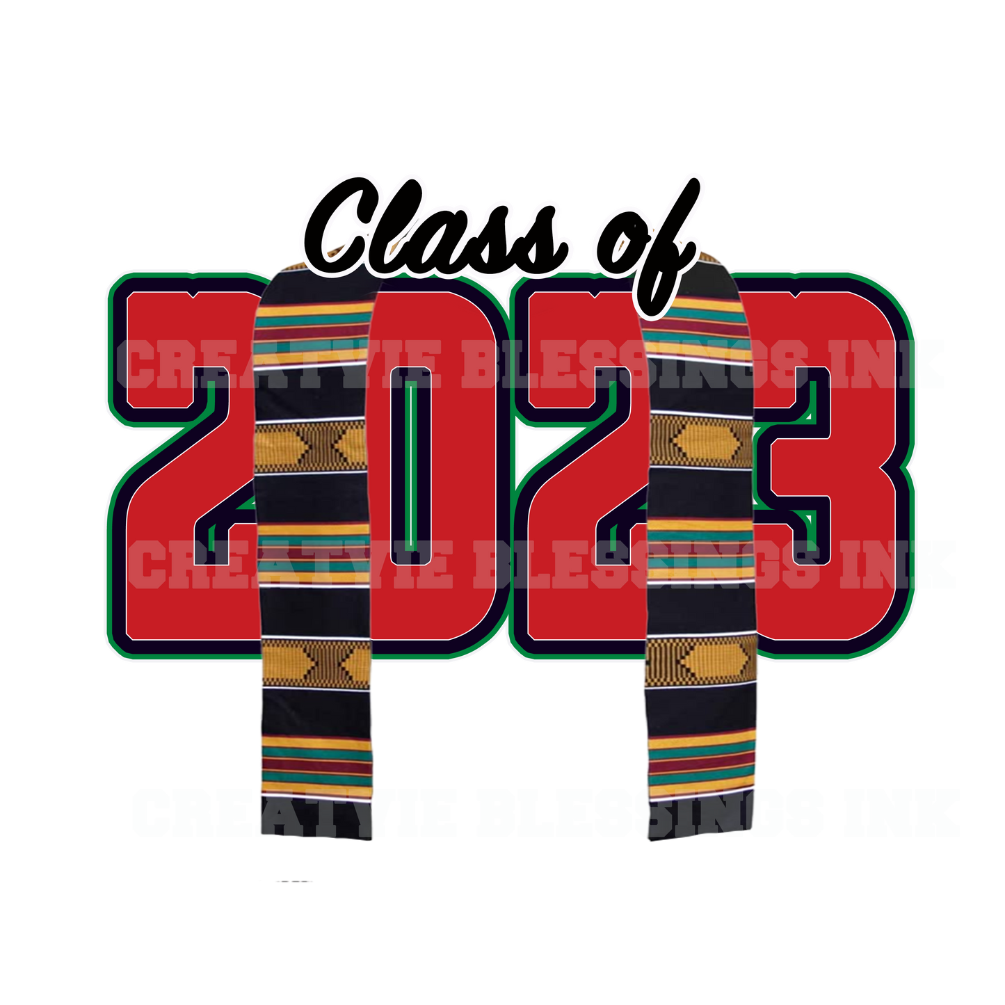 2023 Grad with Stole DIGITAL DOWNLOAD ONLY