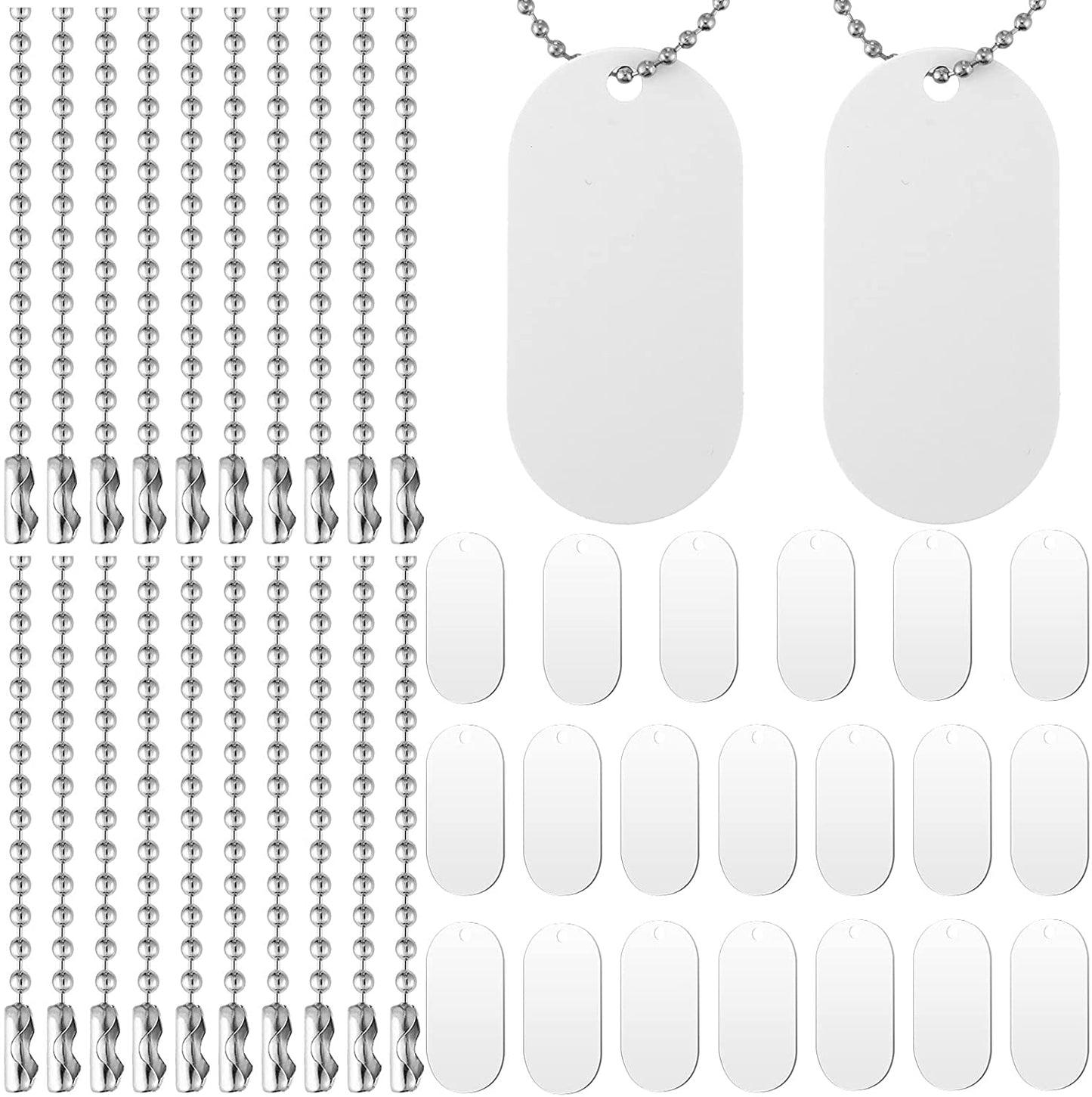 Personalized Dog Tag with Chain