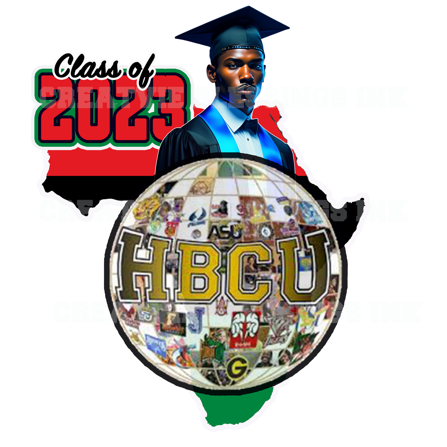 HBCU AFRICA CLASS OF 2023 TRANSFER or DIGITAL DOWNLOAD