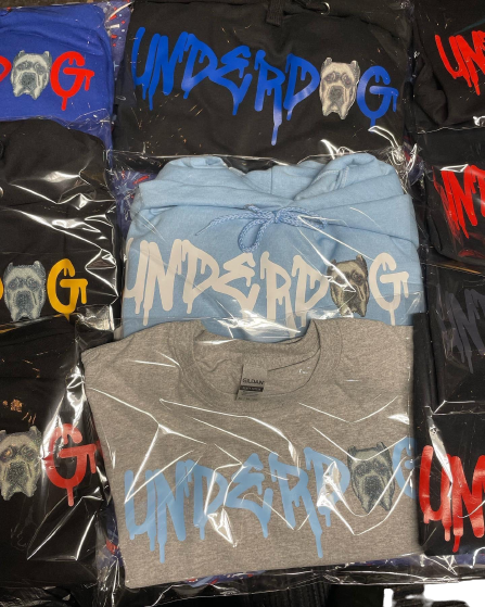 Hoodie: Underdogapperal.co Brand
