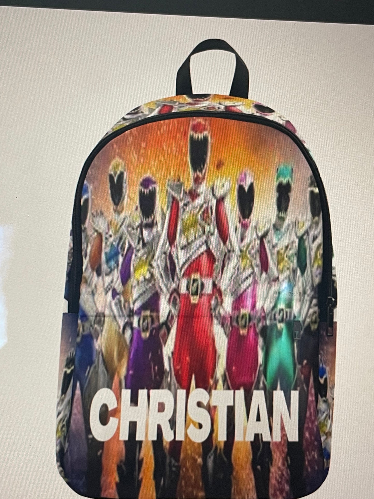 Backpack and Lunch Box : All over design