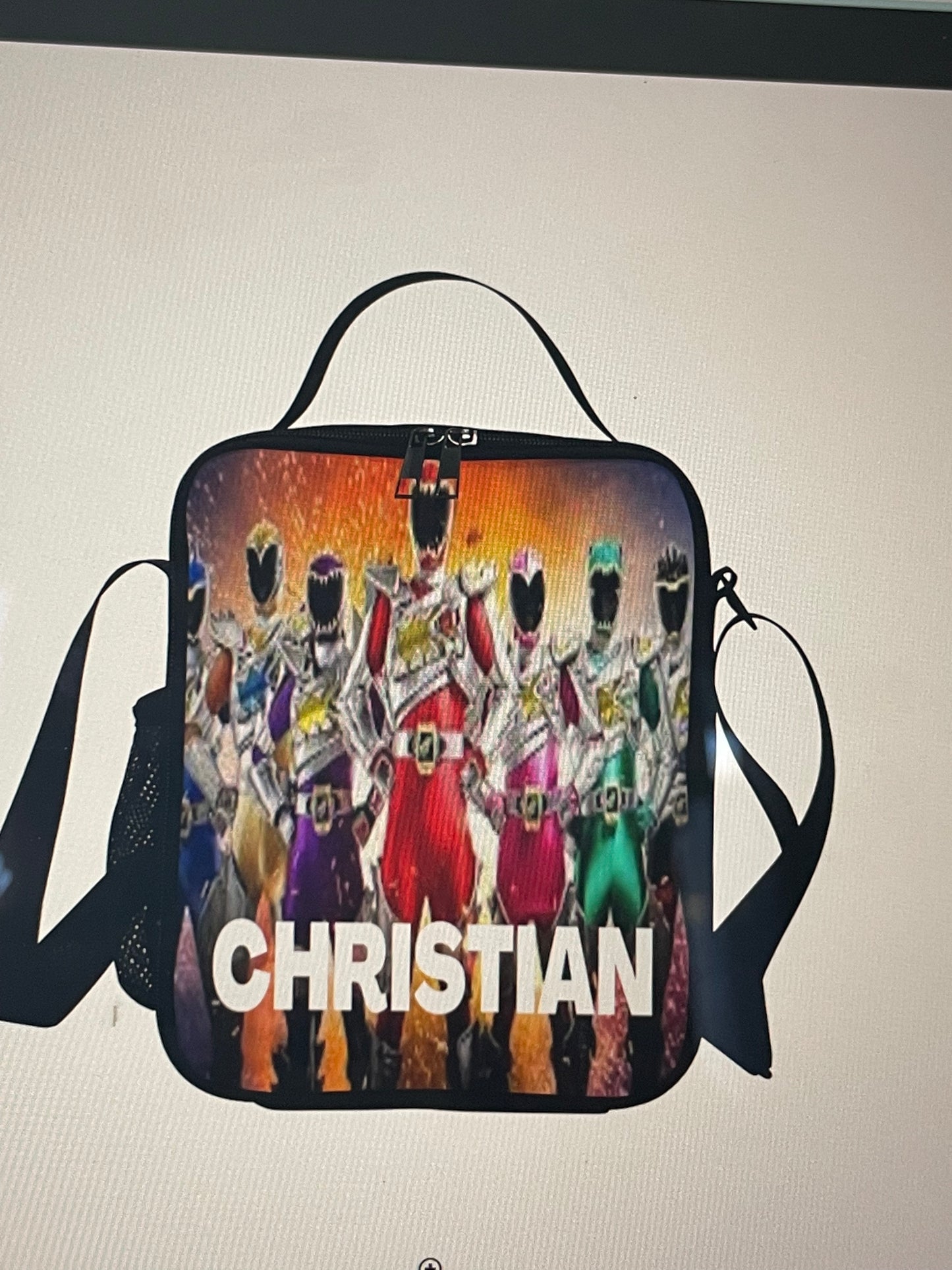 Backpack and Lunch Box : All over design