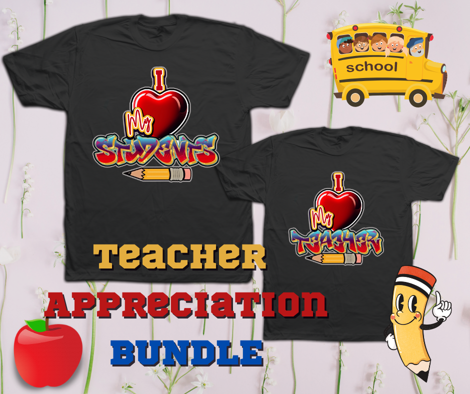 Teacher Appreciation Day Bundle DIGITAL DOWNLOAD