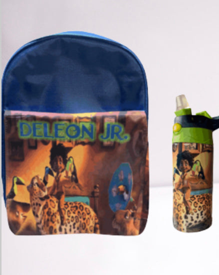 Custom Backpack and Tumbler Bundle