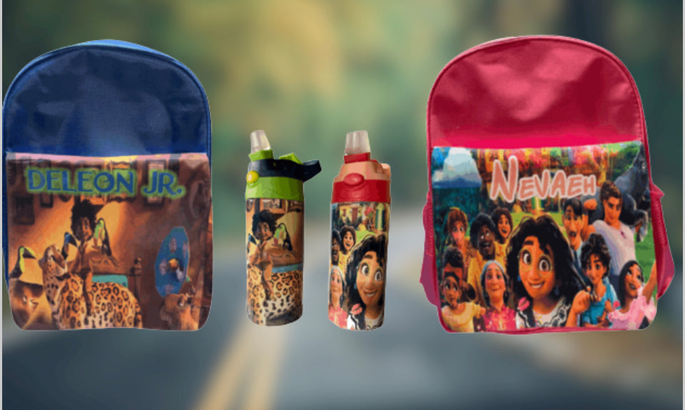 Custom Backpack and Tumbler Bundle