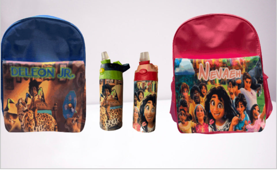 Custom Backpack and Tumbler Bundle