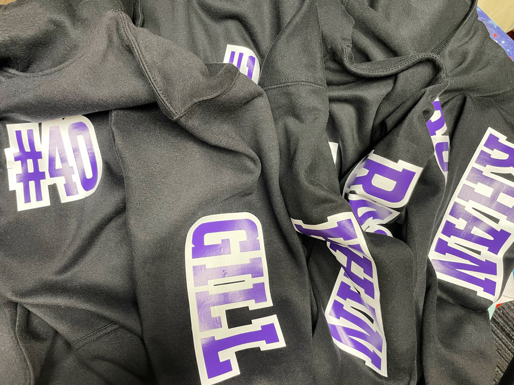 Custom Vinyl Apparel: Sweatshirt